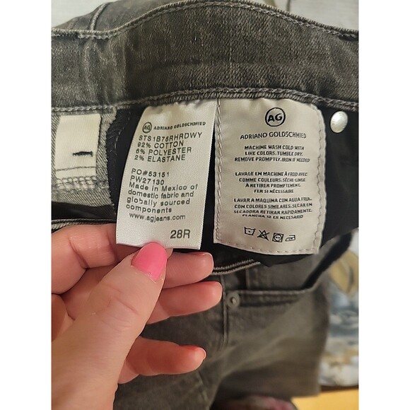 AG Adriano Goldschmied Jeans Alexxis Bootcut Roadway High Rise Flare Vintage 28 - Picture 7 of 8